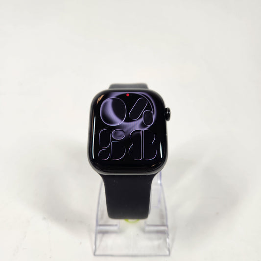 GPS Only Apple Watch Series 10 46MM Black Aluminum Black Sport Band MWWQ3LQW/A