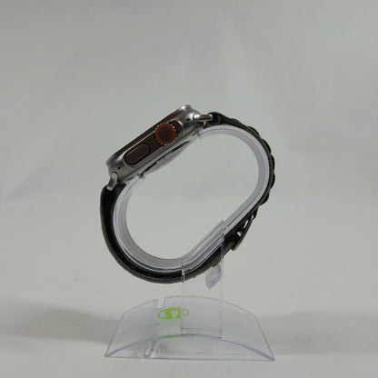 Unlocked Apple Watch Ultra 2 49MM Titanium Green Alpine Loop MREG3LL/A