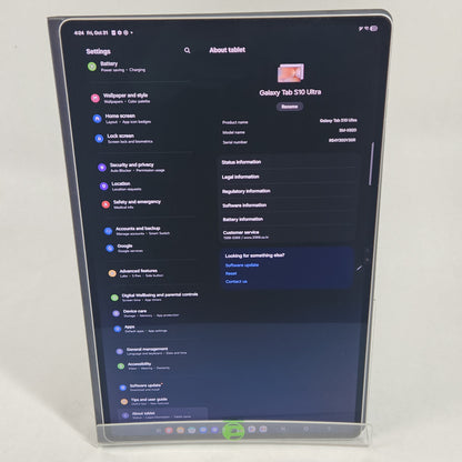 WiFi Only Samsung Tab S10 Ultra 14.6" 512GB Black SM-X920