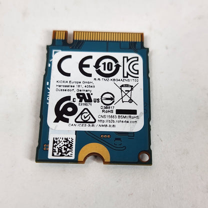 Kioxia 256GB Gen 3.0 x 4 2230mm M.2 NVMe Solid State Drive SSD KBG40ZNS256G