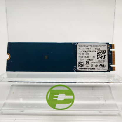 Western Digital WD SN520 512GB Gen 3.0 x 2 2280mm M.2 NVMe SSD SDAPNUW-512G-1014