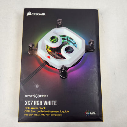 Corsair XC7 RGB White CPU Water Block CX-9010005-WW