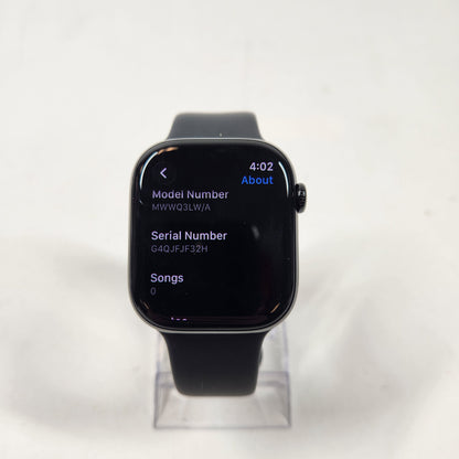 GPS Only Apple Watch Series 11 46MM Jet Black Aluminum Black Band MWWQ3LW/A