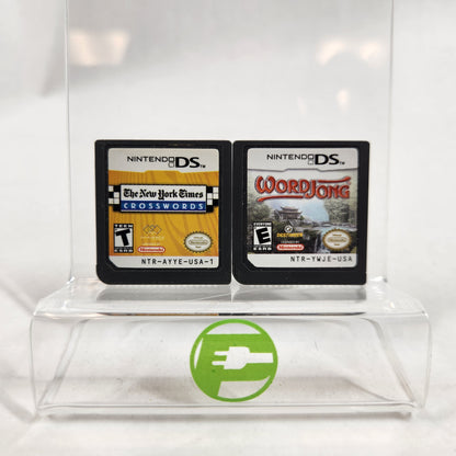 Nintendo DS Puzzle Games New York Times Crosswords + WordJong