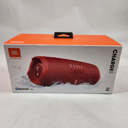 JBL Charge 5 Portable Wireless Bluetooth Speaker Red 	JBLCHARGE5