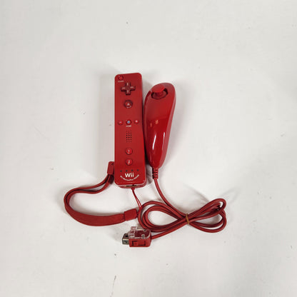 Limited Edition Red Nintendo Wii Gaming Console Bundle RVL-001