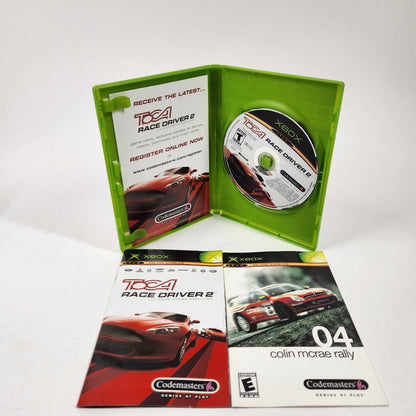 TOCA Race Driver 2 & Colin McRae Rally 04 Bundle (Microsoft Xbox, 2004)
