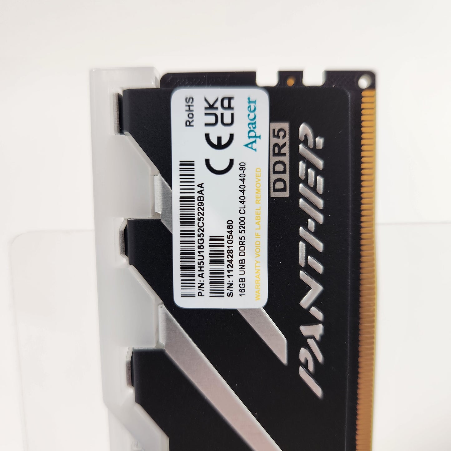 Apacer Panther 16GB (1x16GB) RAM DDR5 5200MHz AH5U16G52C5229BAA
