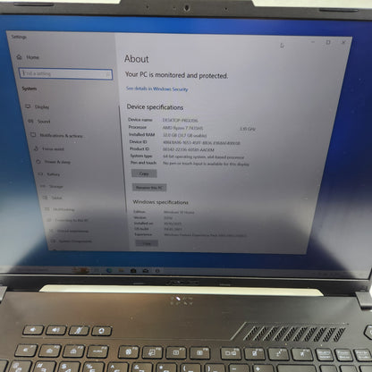 Asus TUF A16 FA617NT 16" Ryzen 7 7435HS 3.1GHz 32GB RAM 1TB SSD Radeon RX 7600S