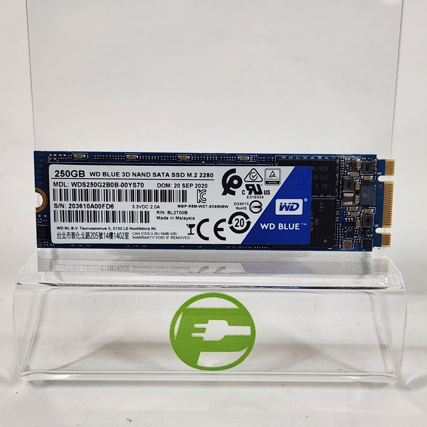 Western Digital WD Blue 250GB SATA III 6Gbps SSD 2280mm WDS250G2B0B-00YS70
