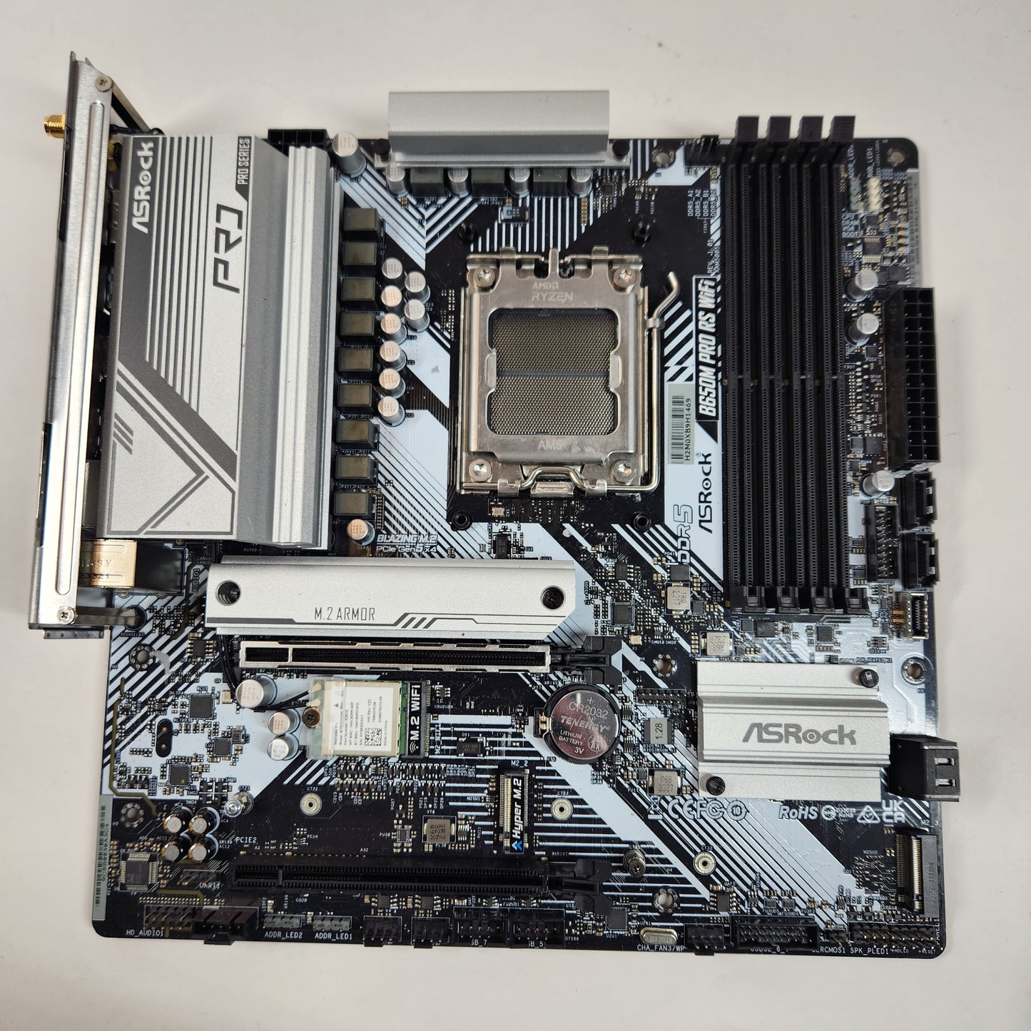 AsRock B650M PRO RS WIFI AM5 mATX AMD DDR5 Motherboard
