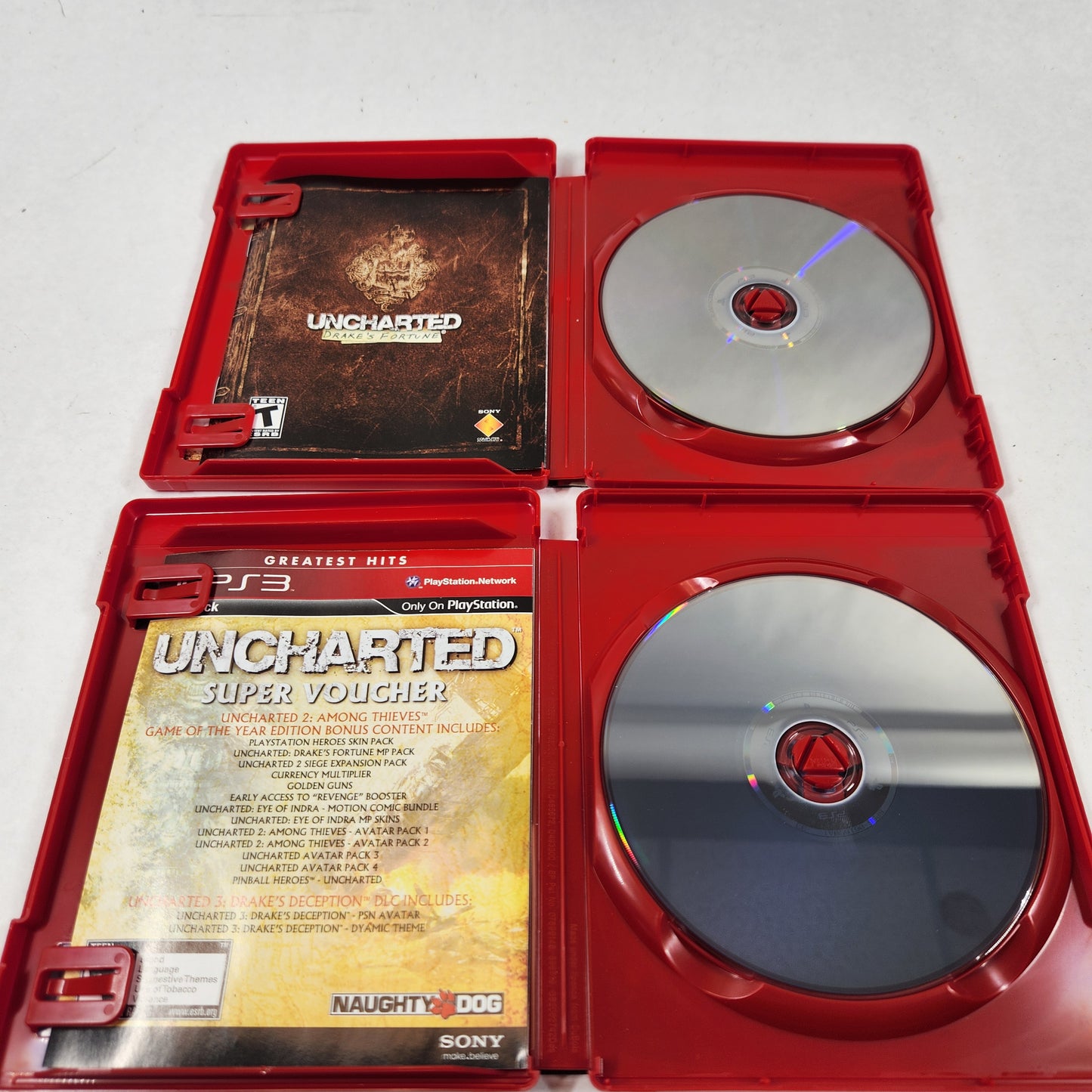 Uncharted & Uncharted 2 Dual Pack (Sony PlayStation 3 PS3, 2011)