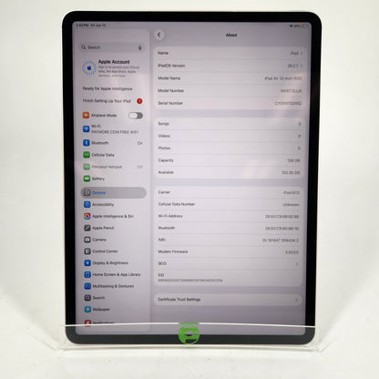 WiFi Only Apple iPad Air 13" M2 128GB Starlight MV6T3LL/A