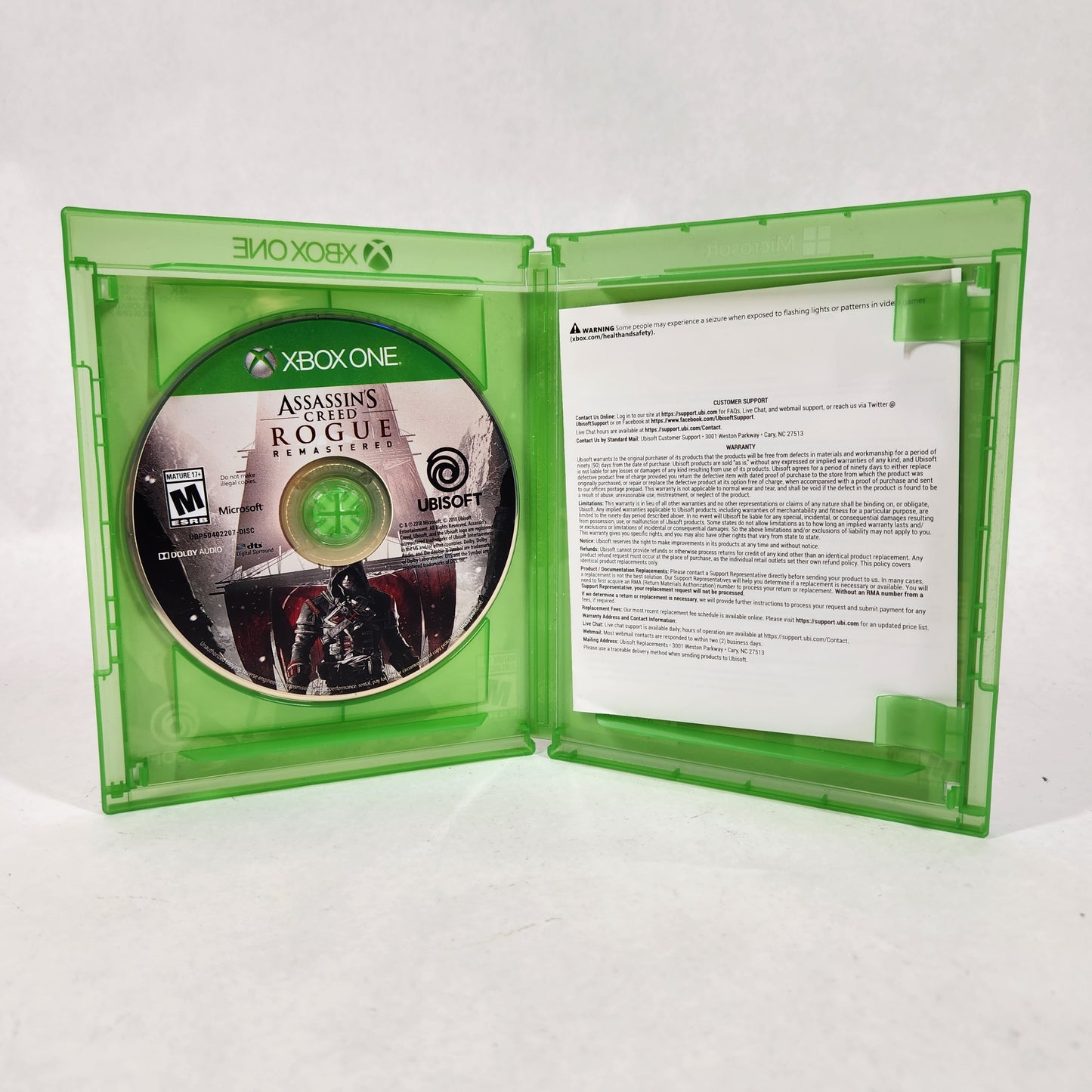 Assassin's Creed Rogue Remastered (Microsoft Xbox One, 2018)