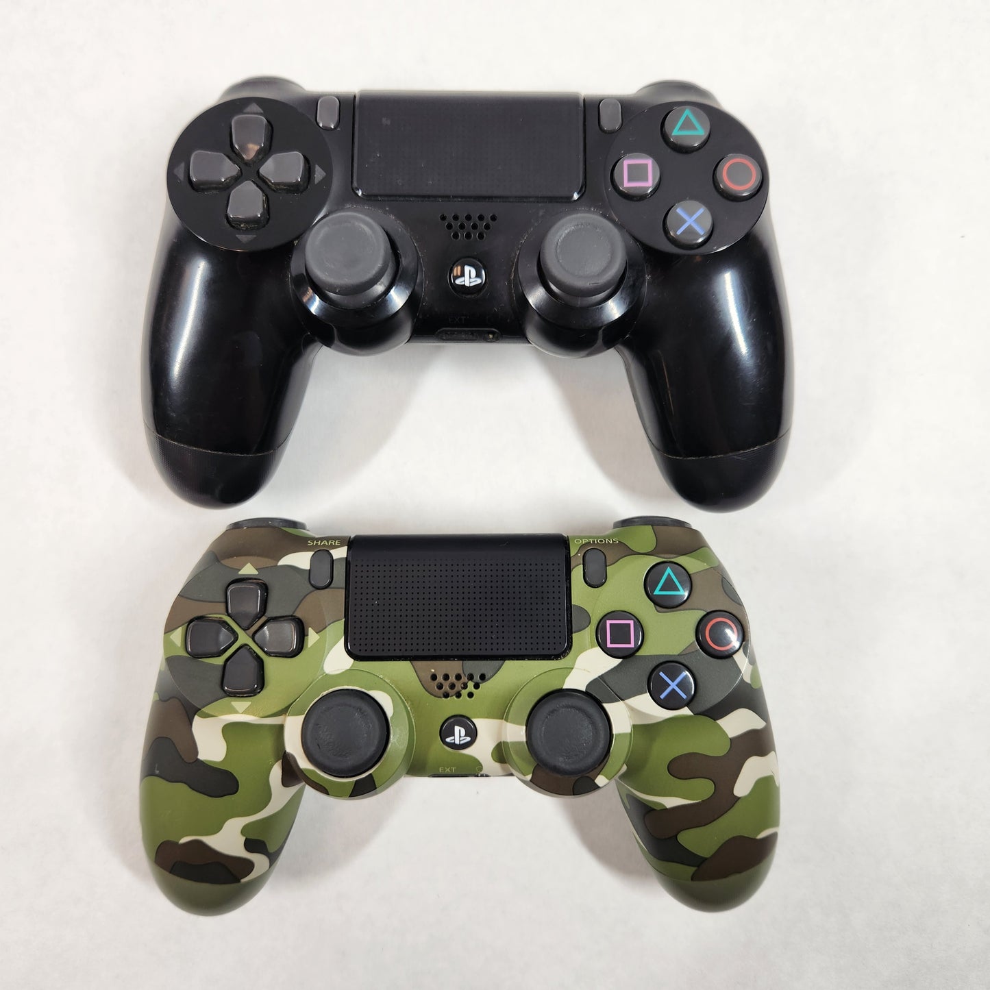 Broken Lot of 2 Sony PlayStation 4 PS4 Wireless Controllers