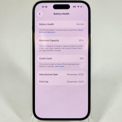 T-Mobile Apple iPhone 15 128GB Black MTLV3LL/A