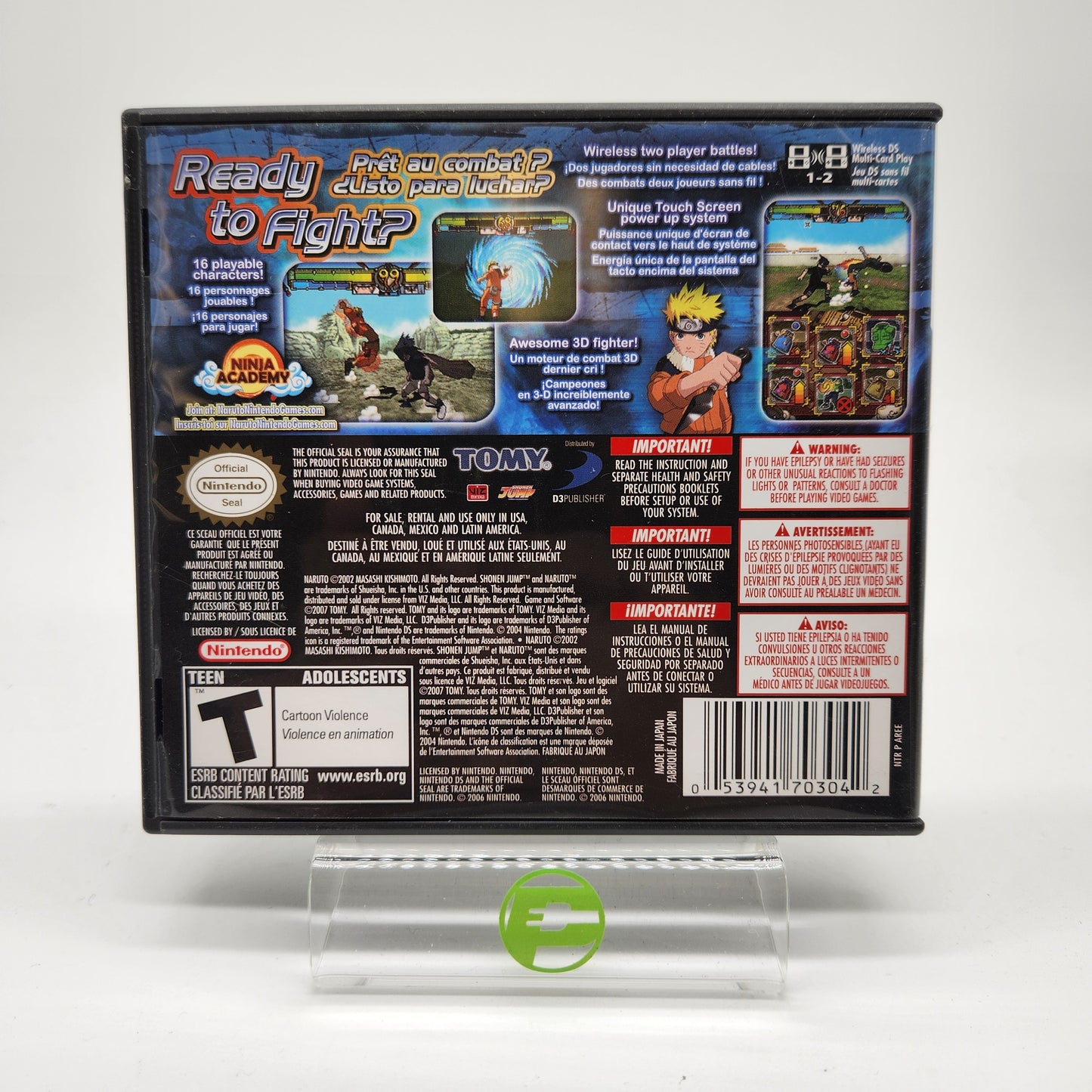 Naruto: Ninja Destiny (Nintendo DS, 2008)