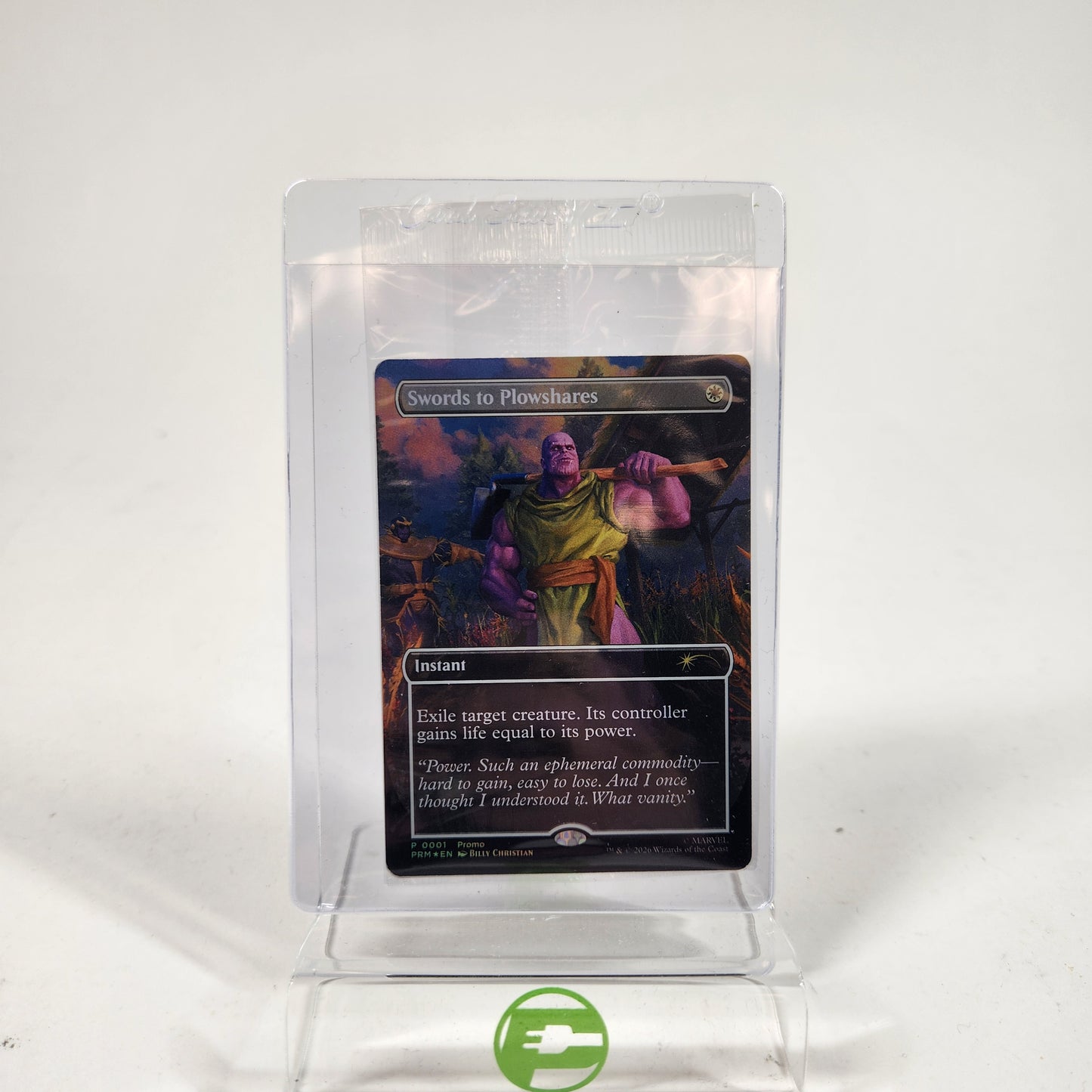 MTG Swords to Plowshares Thanos 0001 Holo English