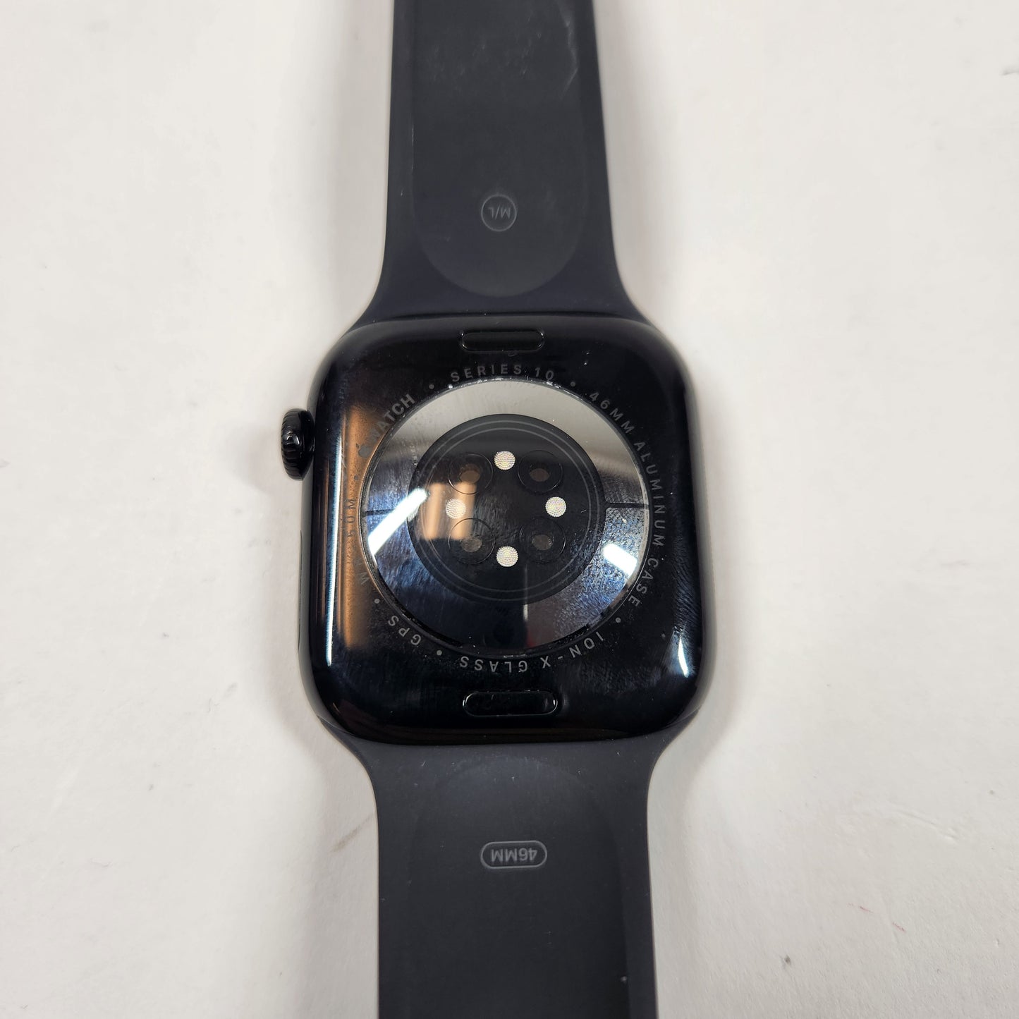GPS Only Apple Watch Series 11 46MM Jet Black Aluminum Black Band MWWQ3LW/A