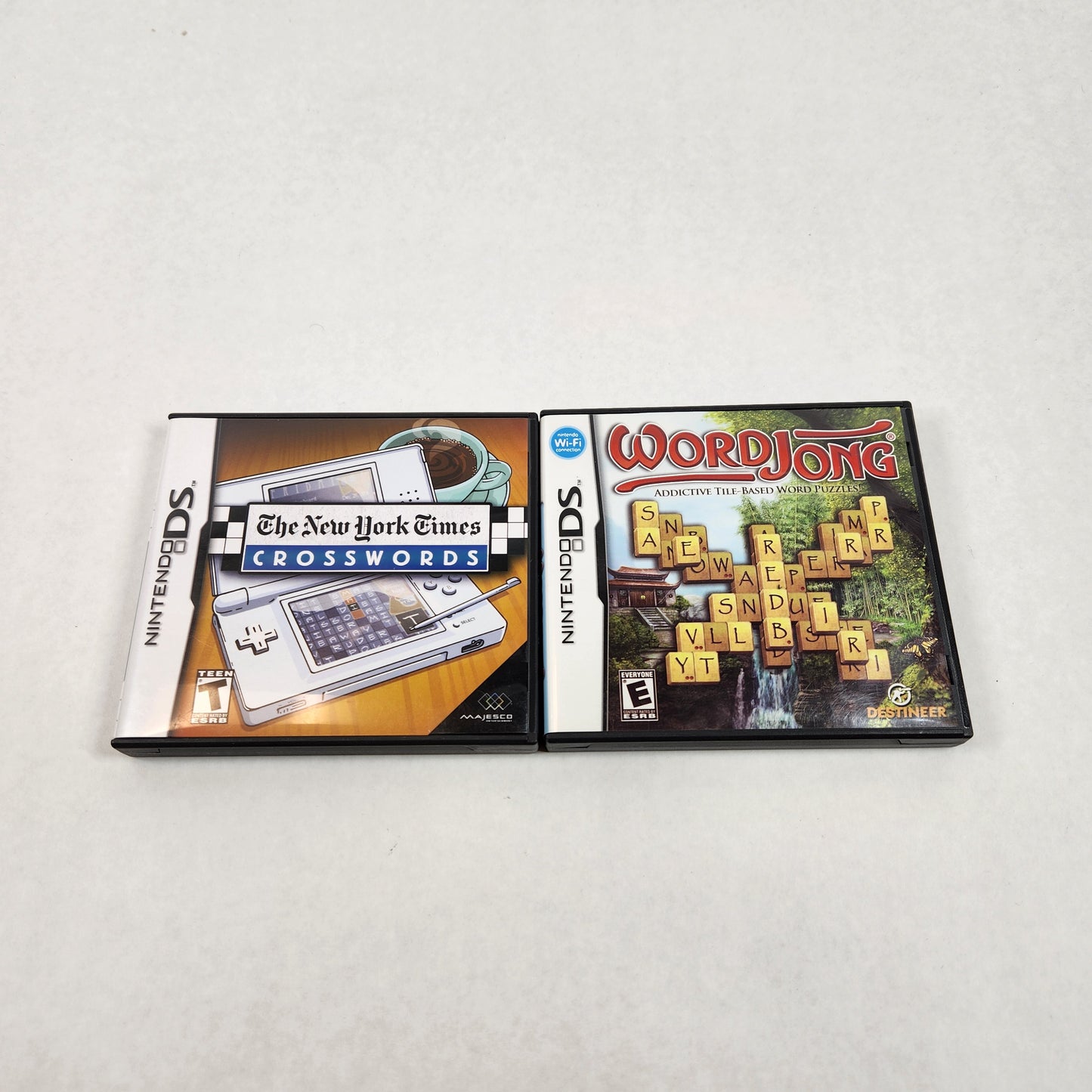 Nintendo DS Puzzle Games New York Times Crosswords + WordJong