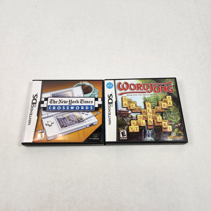 Nintendo DS Puzzle Games New York Times Crosswords + WordJong