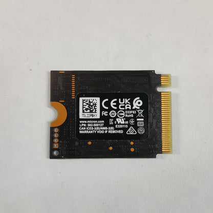 Micron  2550 NVMe 1024GB M.2 NVMe Gen 4.0 x 4 SSD MTFDKBK1TOTGE