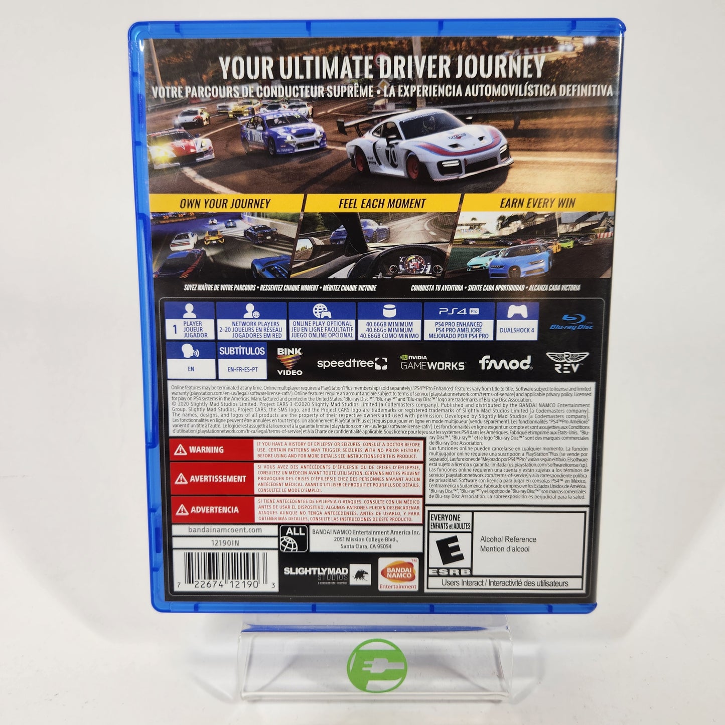 Project Cars 3 (Playstation 4, 2020)
