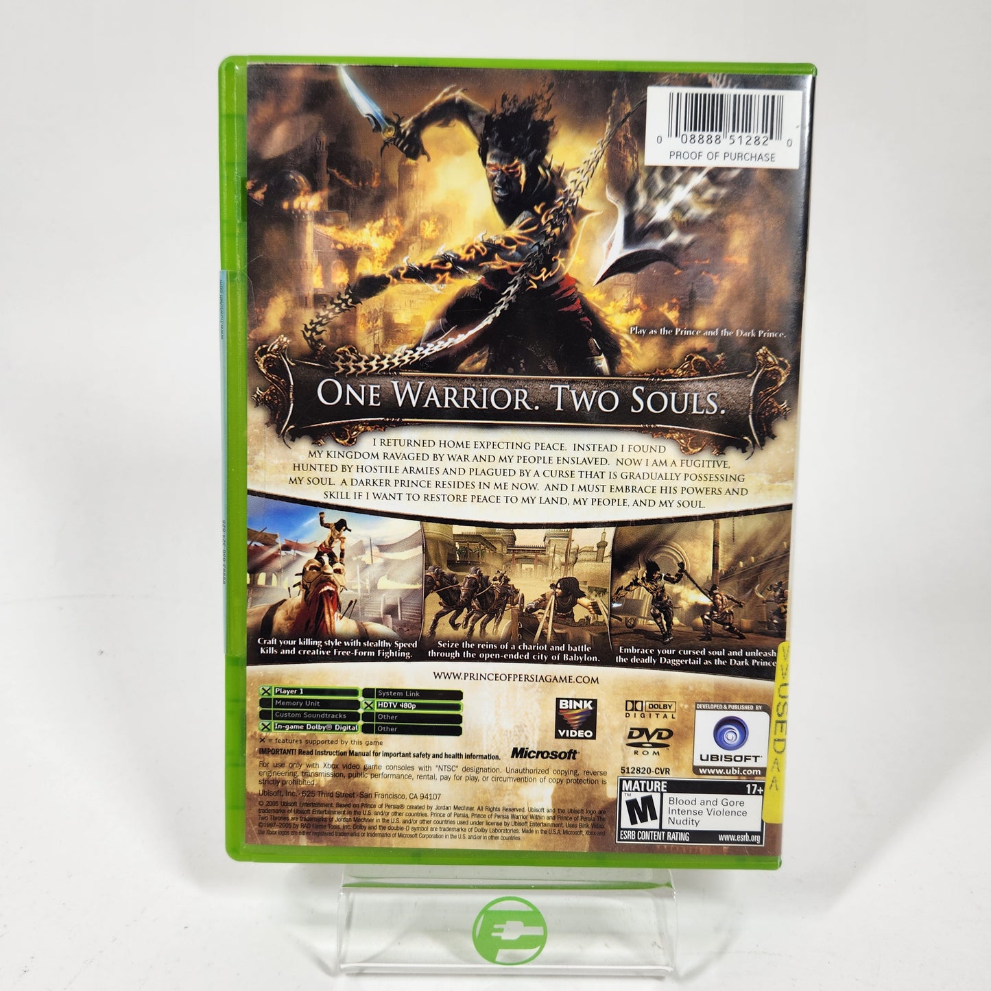 Prince of Persia The Two Thrones (Microsoft Xbox, 2005)