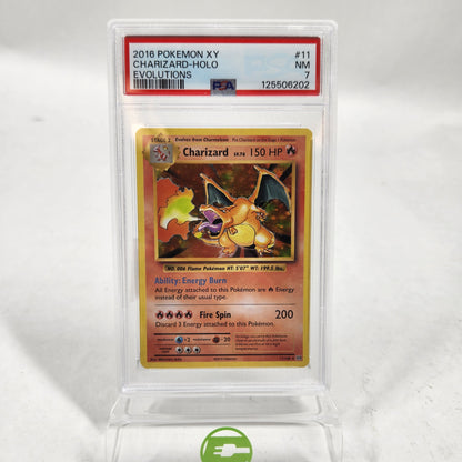 Pokémon TCG Evolutions Charizard 11/108 Holo English PSA 7