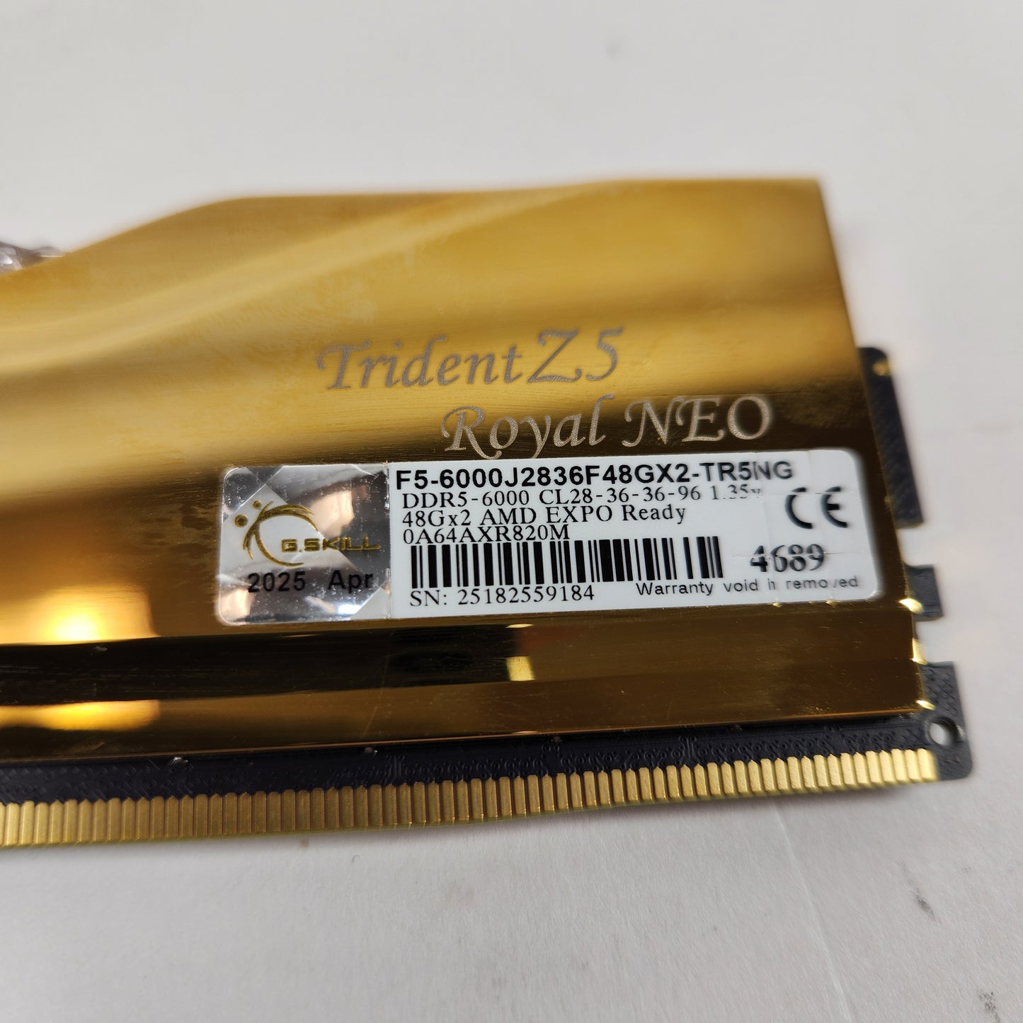 G.Skill Trident Z5 Royal Neo 96GB (2x48GB) RAM DDR5 F5-6000J2836F48GX2-TR5NG