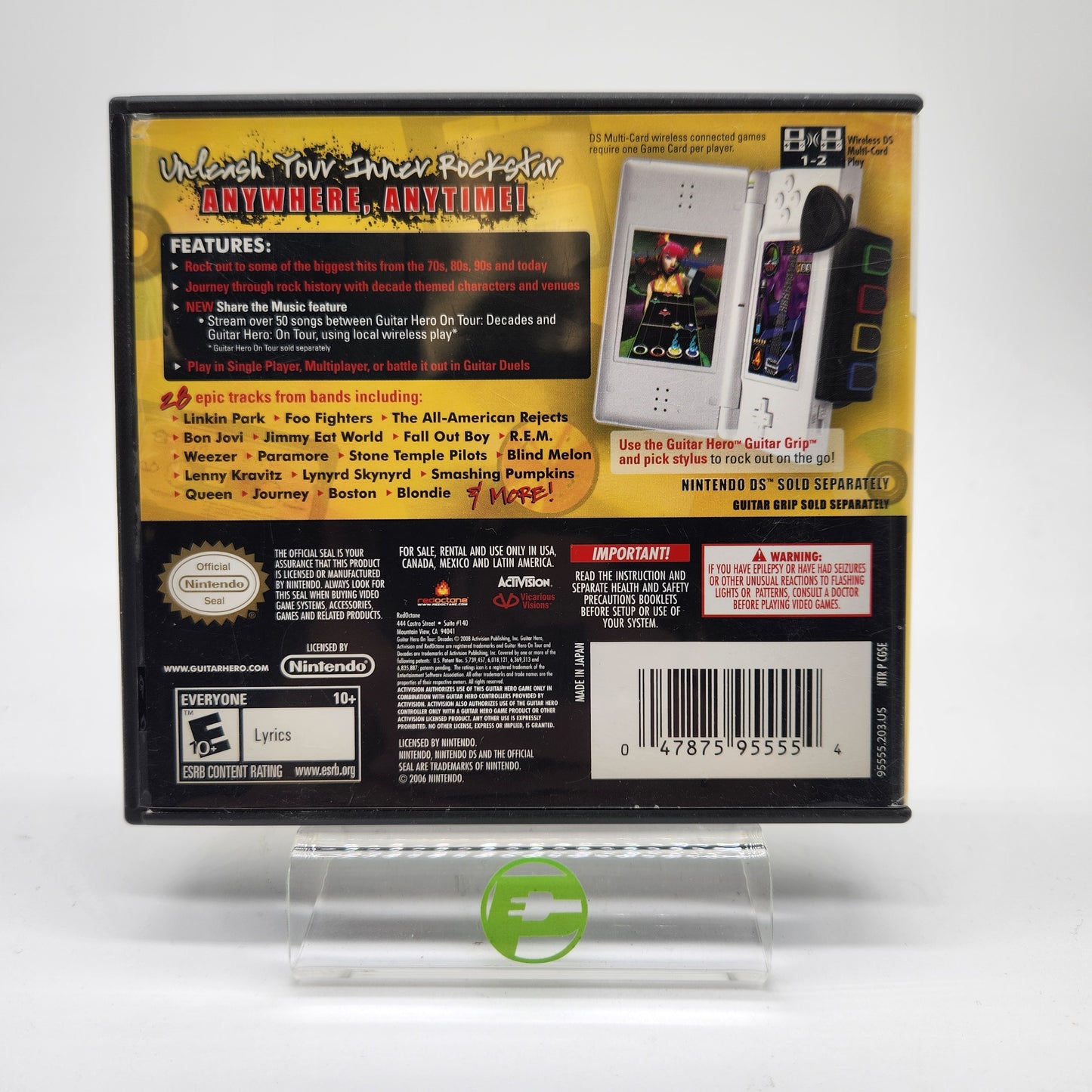 Guitar Hero On Tour Decades (Nintendo DS, 2008)