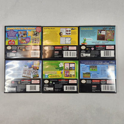 Lot of 6 Nintendo DS Kids Learning Games