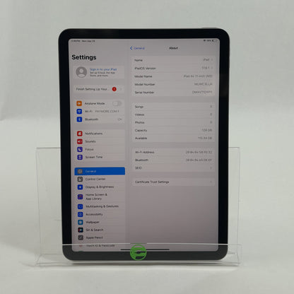WiFi Only Apple iPad Air 11" M2 128GB Space Gray MYWC3LL/A