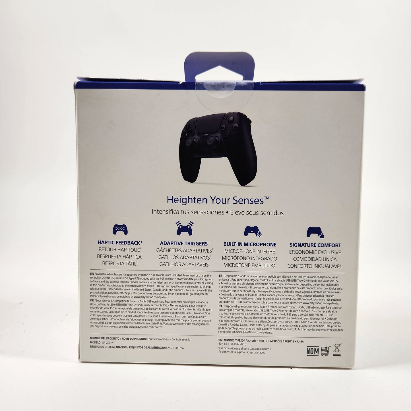 New Sony PlayStation 5 PS5 DualSense Wireless Controller Midnight Black CFI-ZCT1W