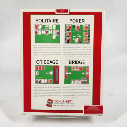 Bicycle Holiday Collection (PC, 1992) Solitaire / Poker / Cribbage / Bridge