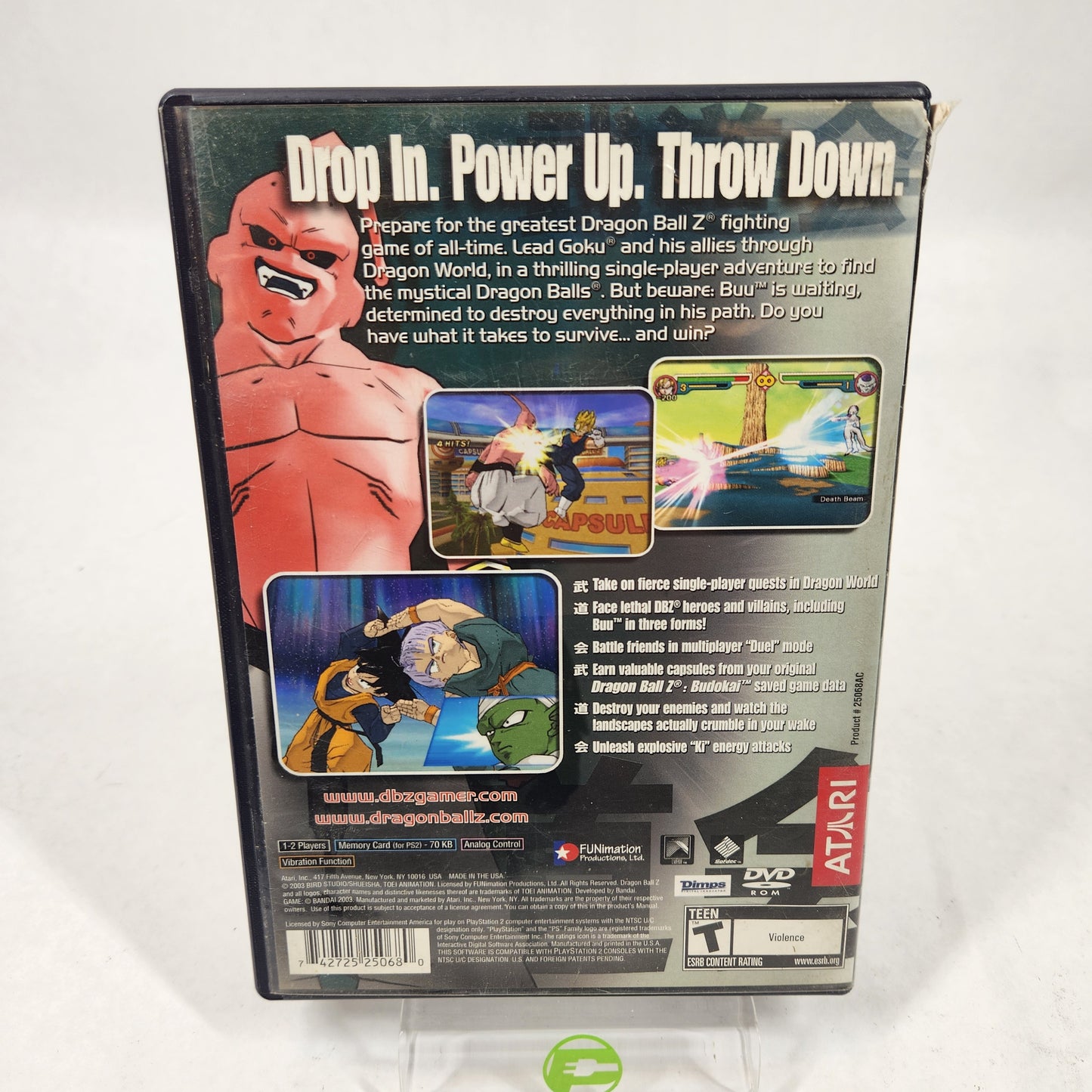Dragon Ball Z Budokai 2 (Sony PlayStation 2 PS2, 2003)