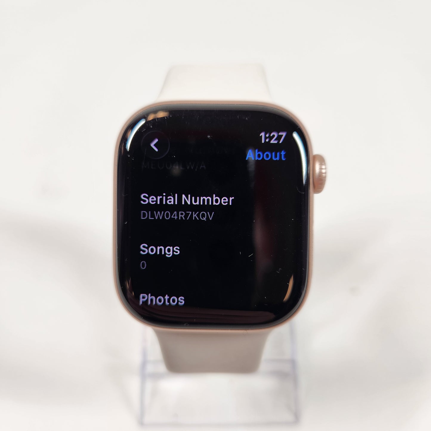 GPS Only Apple Watch Series 11 42MM Rose Gold Aluminum Light Blush Sport Band 