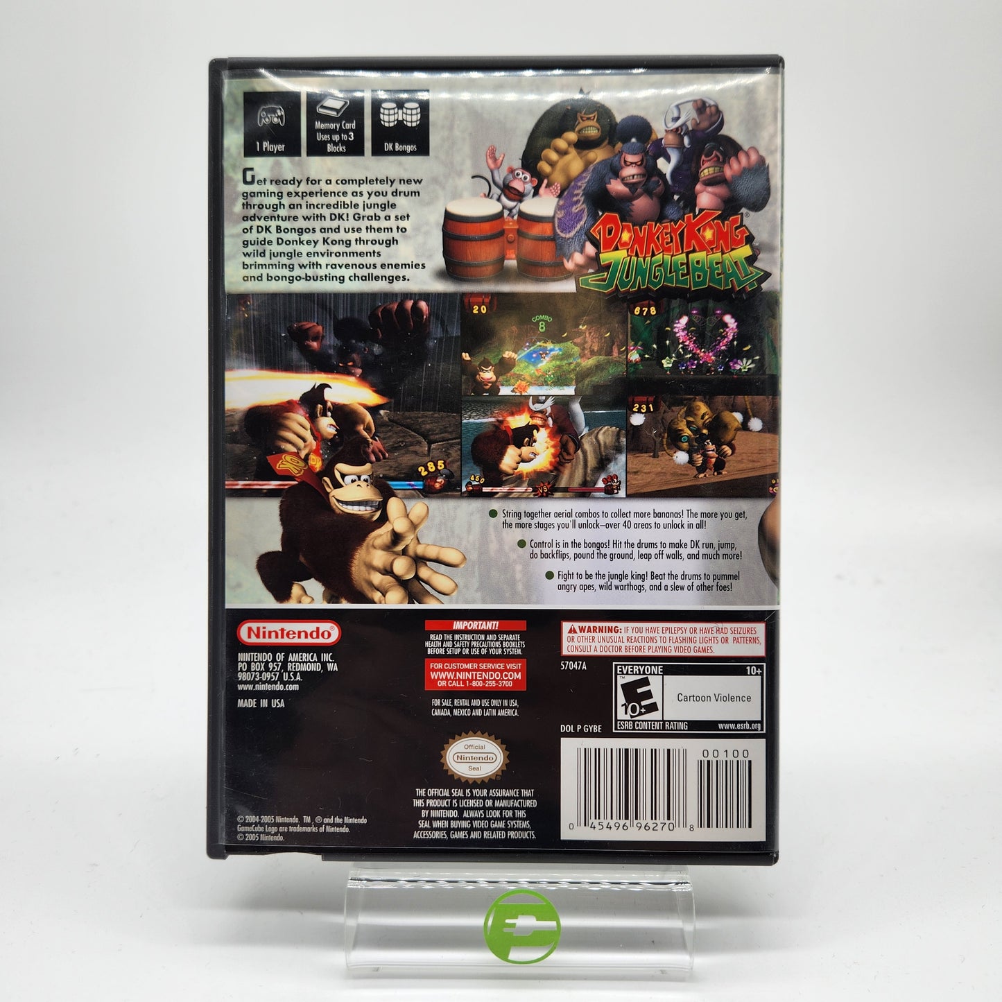 Donkey Kong Jungle Beat (Nintendo GameCube, 2005)