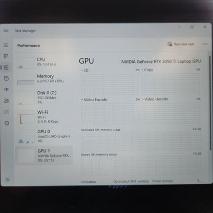 HP Victus 15-FA0032DX 15.6" i7-12650H 2.3GHz 16GB RAM 512GB SSD GeForce 3050 Ti