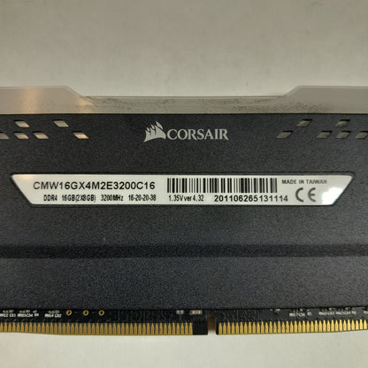 Corsair Vengeance RGB Pro 16GB (2x8GB) RAM DDR4 3200MHz CMW16GX4M2E3200C16